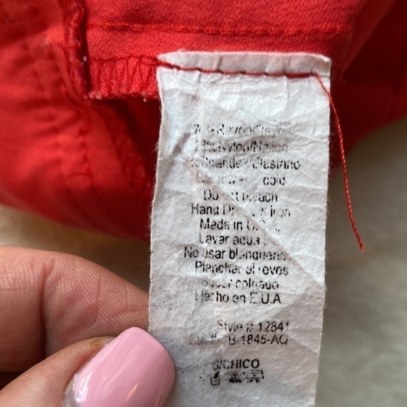 Foreign Exchange | Shorts | Zip up | Color: Blood Orange |Size: S - Picture 12 of 14